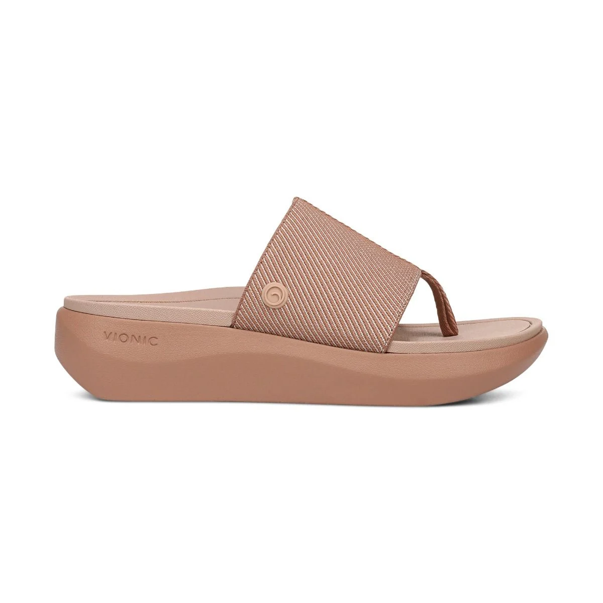 Beach Aqua Platform Toe Post Sandal - Image 4